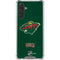 NHL Minnesota Wild Distressed Galaxy A17 Clear Case