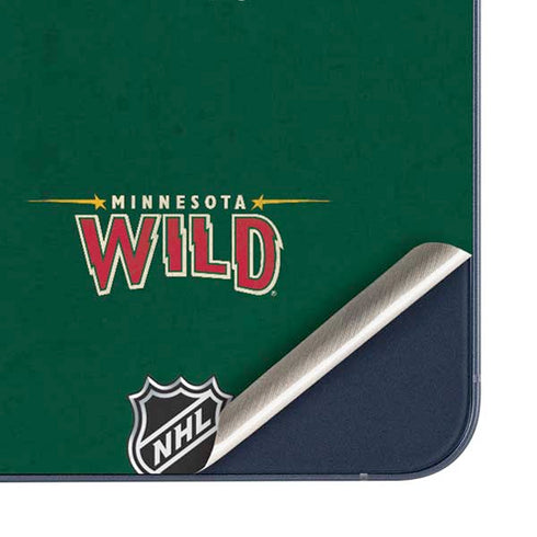 NHL Minnesota Wild Distressed Galaxy A35 5G Skin