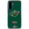 NHL Minnesota Wild Distressed Galaxy A36 5G Clear Case