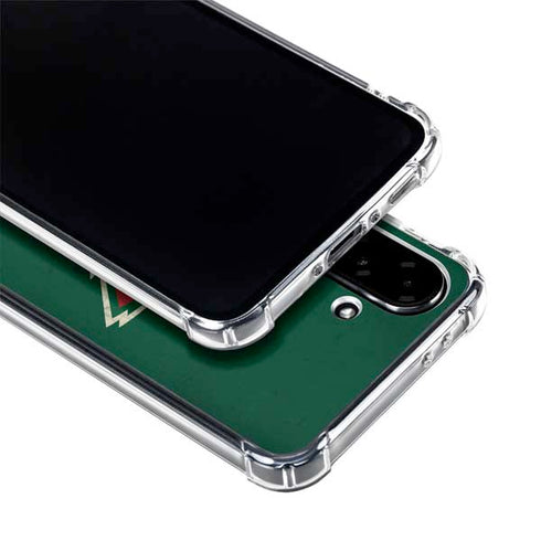 NHL Minnesota Wild Distressed Galaxy A36 5G Clear Case