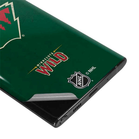 NHL Minnesota Wild Distressed Galaxy Note 10 Plus Skin