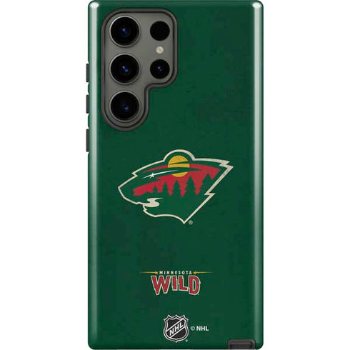 NHL Minnesota Wild Distressed Galaxy S23 Ultra Pro Case
