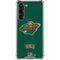 NHL Minnesota Wild Distressed Galaxy S24 FE Clear Case