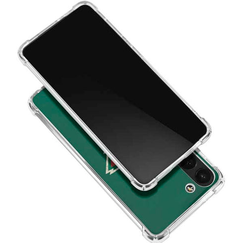 NHL Minnesota Wild Distressed Galaxy S24 FE Clear Case