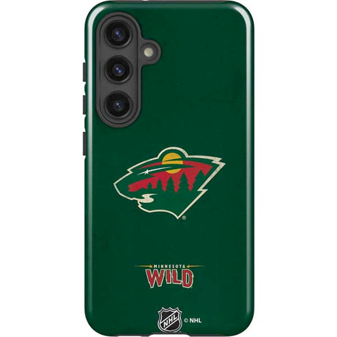 NHL Minnesota Wild Distressed Galaxy S25 Impact Case