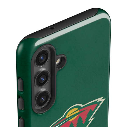 NHL Minnesota Wild Distressed Galaxy S25 Impact Case