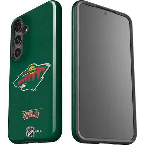 NHL Minnesota Wild Distressed Galaxy S25 Impact Case