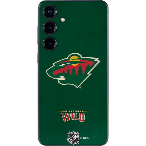 NHL Minnesota Wild Distressed Galaxy S25 Plus Skin
