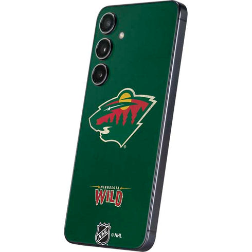 NHL Minnesota Wild Distressed Galaxy S25 Plus Skin