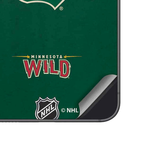 NHL Minnesota Wild Distressed Galaxy S25 Plus Skin