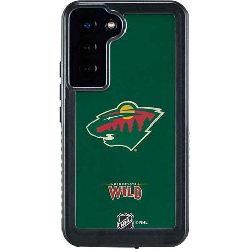 NHL Minnesota Wild Distressed Galaxy S24 Plus Waterproof Case