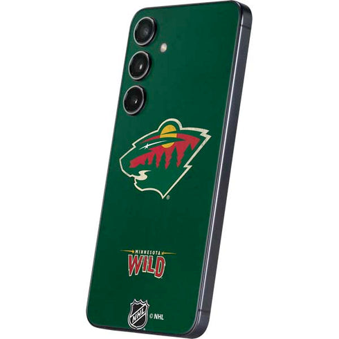 NHL Minnesota Wild Distressed Galaxy S25 Skin