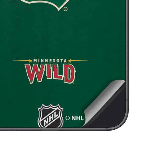 NHL Minnesota Wild Distressed Galaxy S24 Skin
