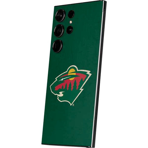 NHL Minnesota Wild Distressed Galaxy S25 Ultra Skin