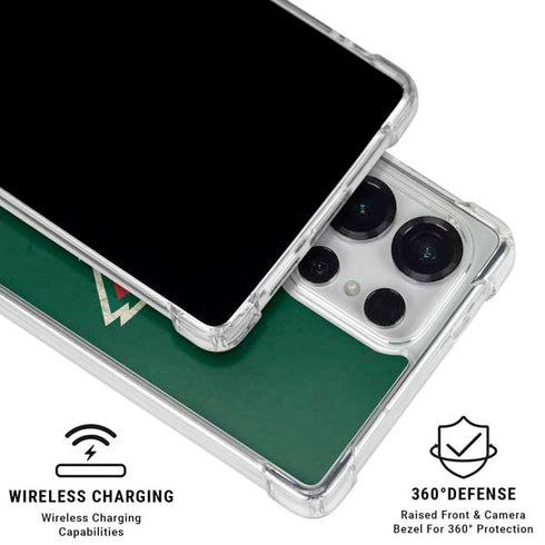 NHL Minnesota Wild Distressed Galaxy S25 Ultra Clear Case