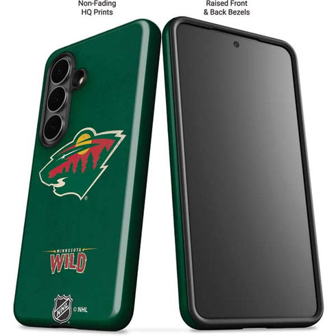 NHL Minnesota Wild Distressed Galaxy S26 Impact Case