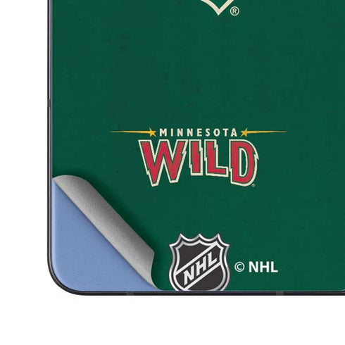 NHL Minnesota Wild Distressed Galaxy Z Fold5 5G Skin