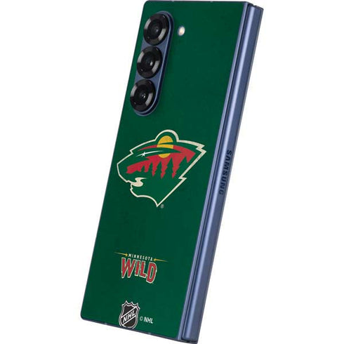 NHL Minnesota Wild Distressed Galaxy Z Fold6 Skin