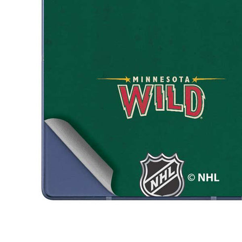 NHL Minnesota Wild Distressed Galaxy Z Fold6 Skin