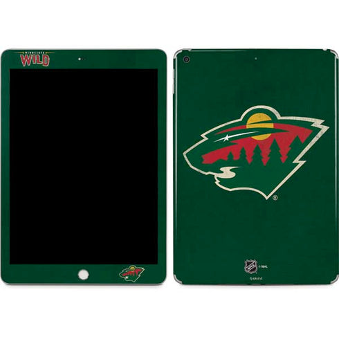 NHL Minnesota Wild Distressed Apple iPad Skin