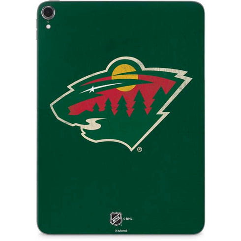 NHL Minnesota Wild Distressed Apple iPad Pro Skin