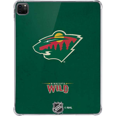 NHL Minnesota Wild Distressed iPad Pro 11in (2024) Clear Case