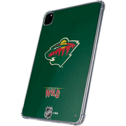 NHL Minnesota Wild Distressed iPad Pro 11in (2024) Clear Case