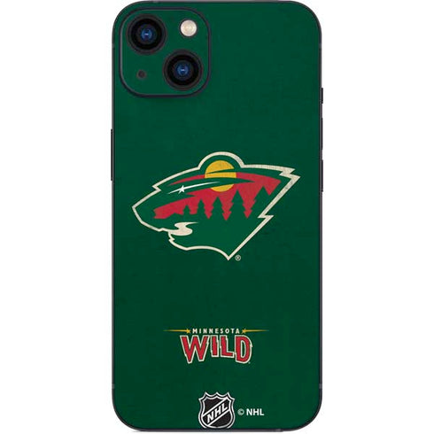 NHL Minnesota Wild Distressed iPhone Skins