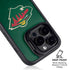 NHL Minnesota Wild Distressed iPhone 15 Pro Max Kickstand Case