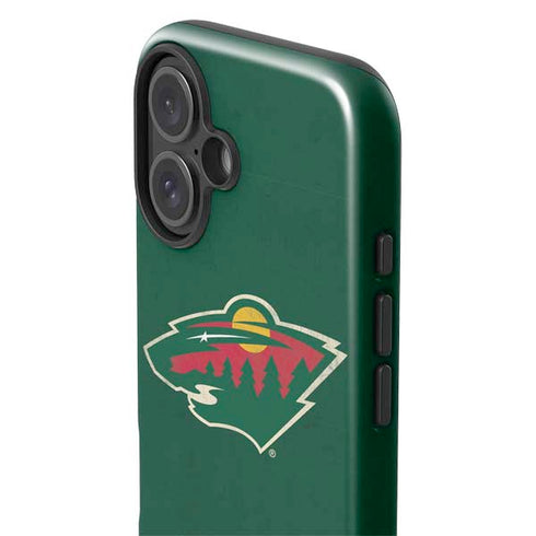 NHL Minnesota Wild Distressed iPhone 16 Impact Case