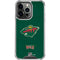 NHL Minnesota Wild Distressed iPhone 16 Pro Clear Case
