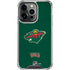 NHL Minnesota Wild Distressed iPhone 16 Pro Clear Case