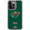 NHL Minnesota Wild Distressed iPhone 16 Pro Max Clear Case
