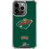 NHL Minnesota Wild Distressed iPhone 16 Pro Max Clear Case