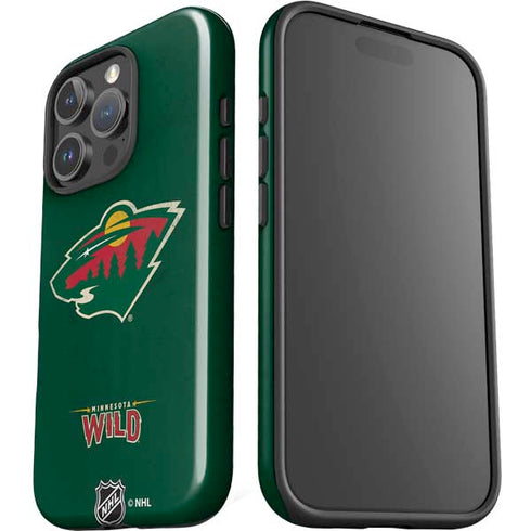 NHL Minnesota Wild Distressed iPhone 16 Pro Max Impact Case