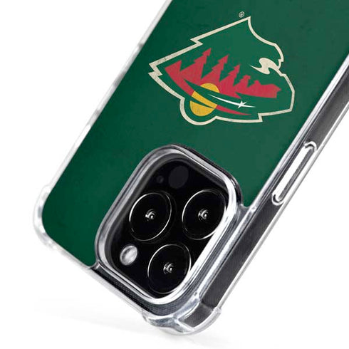 NHL Minnesota Wild Distressed iPhone 16 Pro Max MagSafe Case