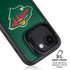 NHL Minnesota Wild Distressed iPhone 16e Kickstand Case