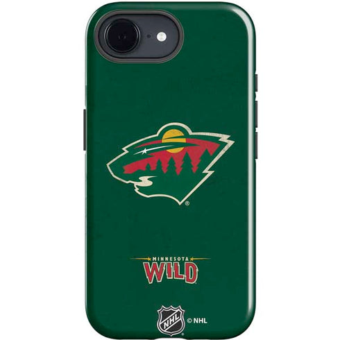 NHL Minnesota Wild Distressed iPhone 16e Impact Case