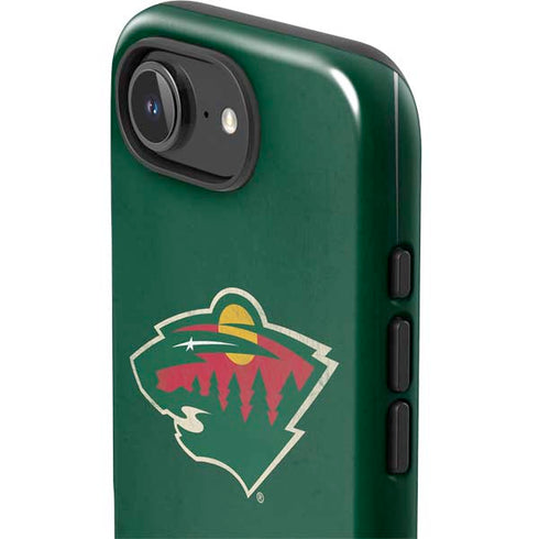 NHL Minnesota Wild Distressed iPhone 16e Impact Case