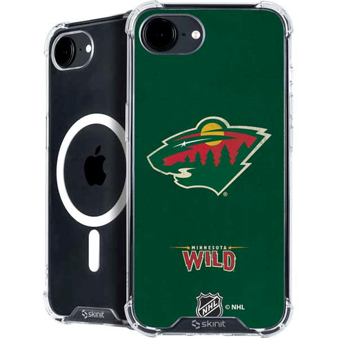 NHL Minnesota Wild Distressed iPhone 16e MagSafe Case