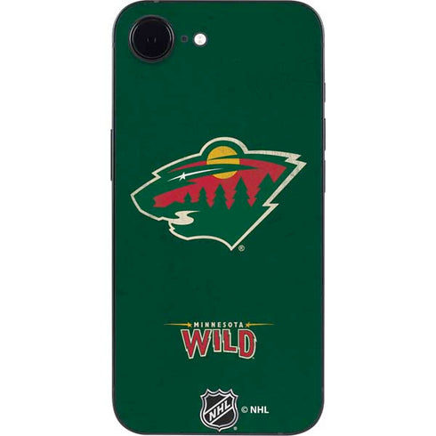 NHL Minnesota Wild Distressed iPhone 16e Skin