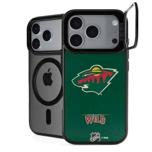 NHL Minnesota Wild Distressed iPhone 18 Pro Kickstand Case