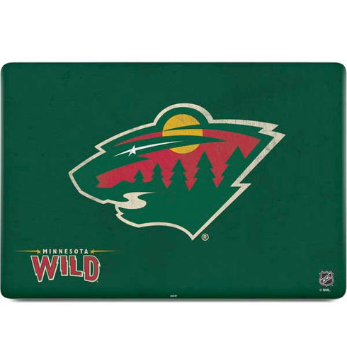 NHL Minnesota Wild Distressed MacBook Skins