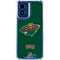 NHL Minnesota Wild Distressed Moto G 5G (2024) Clear Case