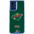 NHL Minnesota Wild Distressed Moto G Play 4G (2024) Clear Case