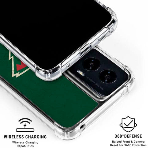 NHL Minnesota Wild Distressed Moto G Power 5G (2024) Clear Case
