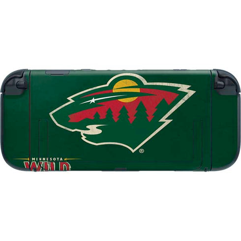 NHL Minnesota Wild Distressed Nintendo Switch 2 (2025) with Joy-Con Skin