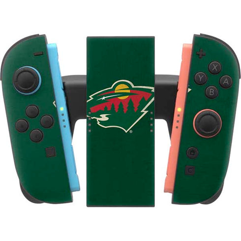 NHL Minnesota Wild Distressed Nintendo Switch 2 (2025) Joy-Con Controller Skin