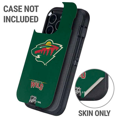 NHL Minnesota Wild Distressed Otterbox Defender iPhone Skin