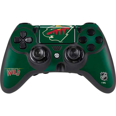 NHL Minnesota Wild Distressed PlayStation PS4 Skins